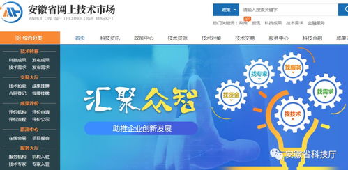 安徽省網(wǎng)上技術(shù)市場上線運(yùn)行 開啟網(wǎng)絡(luò)技術(shù)服務(wù)新篇章